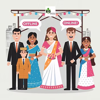 Difference Between Offline and Online Matrimonial Services